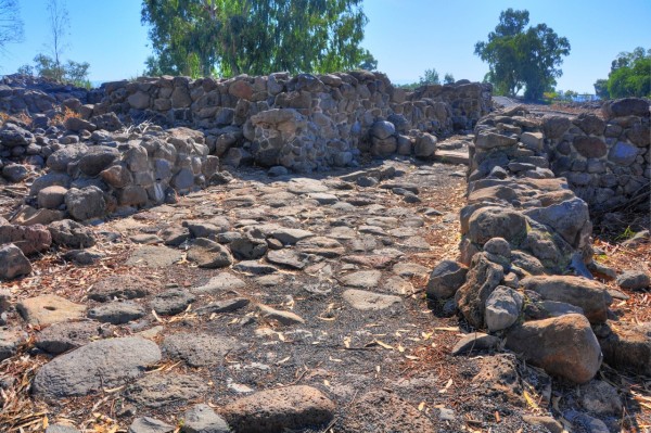 A street in ancient Bethsaida